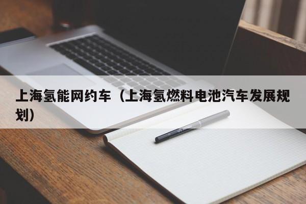 上海氢能网约车（上海氢燃料电池汽车发展规划）  第1张