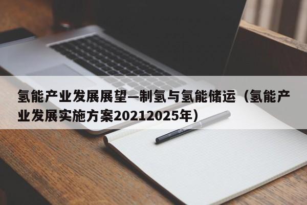 氢能产业发展展望—制氢与氢能储运（氢能产业发展实施方案20212025年）  第1张