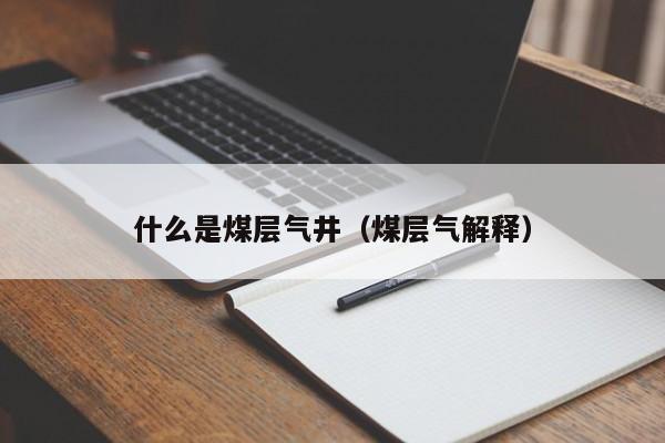 什么是煤层气井（煤层气解释）  第1张