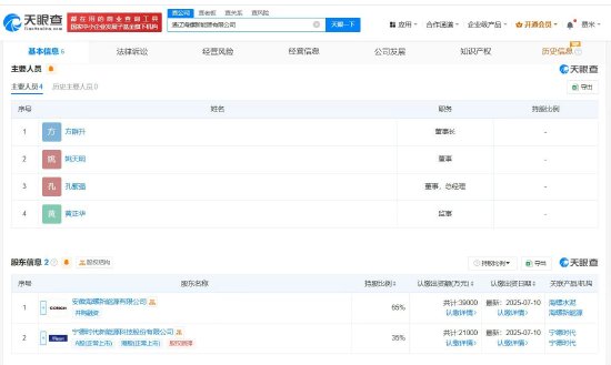 宁德时代、海螺水泥在通辽成立新能源公司  第1张