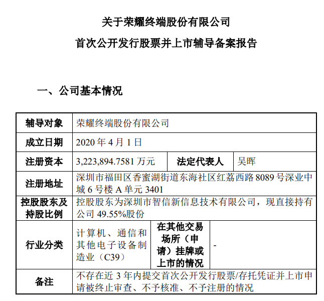 IPO大消息！荣耀启动上市，“影子股”曝光  第1张