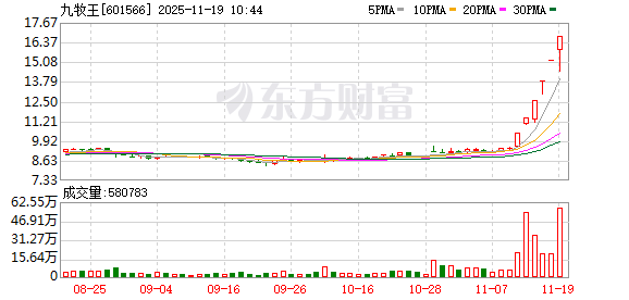 九牧王连收6个涨停板 第1张 九牧王连收6个涨停板 第1张