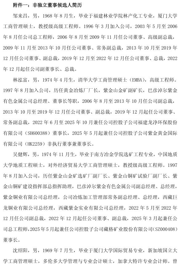 “中国金王”卸任！紫金矿业，何去何从？  第11张