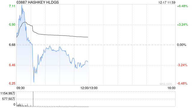 HASHKEY HLDGS首挂上市 早盘高开1.95%  第1张