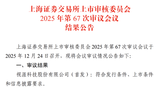 刚刚，视涯科技IPO过会！  第1张