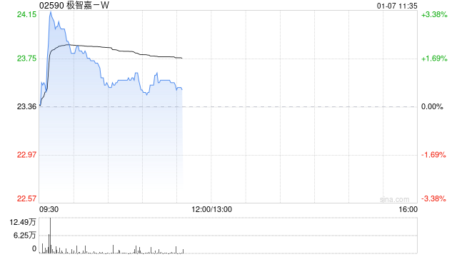 极智嘉-W盘初涨超3% 机构指公司在智能仓储运用AI技术方面具领先优势  第1张